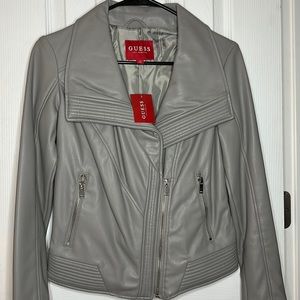 Guess Faux Leather Moto Jacket. Brand New!